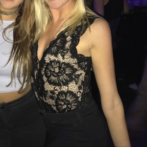 Black Lace body suit